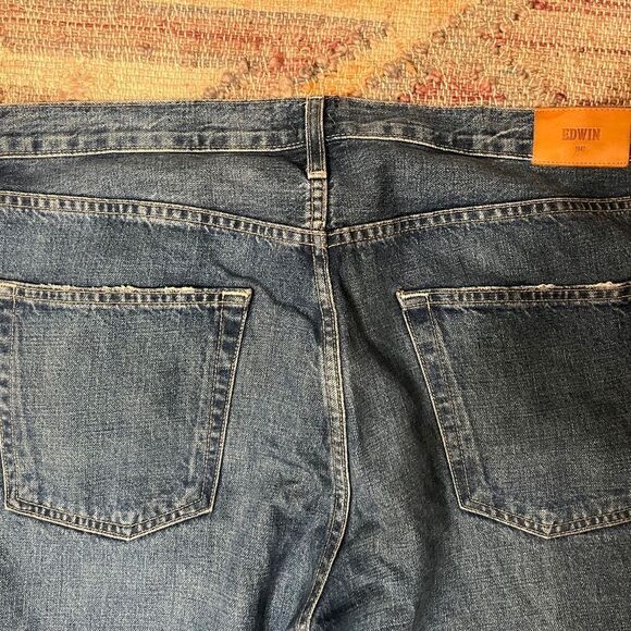Edwin 1947 Tash Crop Distressed Jeans size 31 - Picture 7 of 7